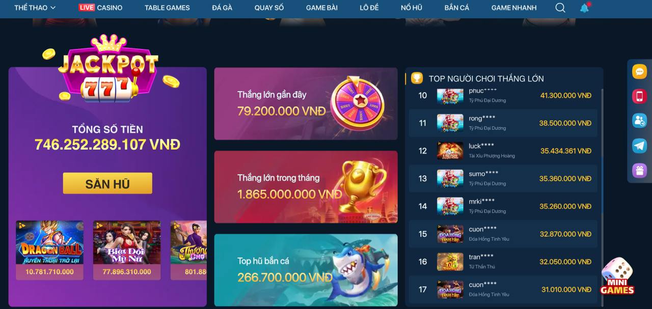 Jackpot Hấp Dẫn trên Ứng Dụng 188bet